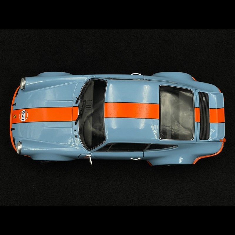 Solido 1973 Porsche 911 Rsr - Gulf Colours Car Model 1/18 Model