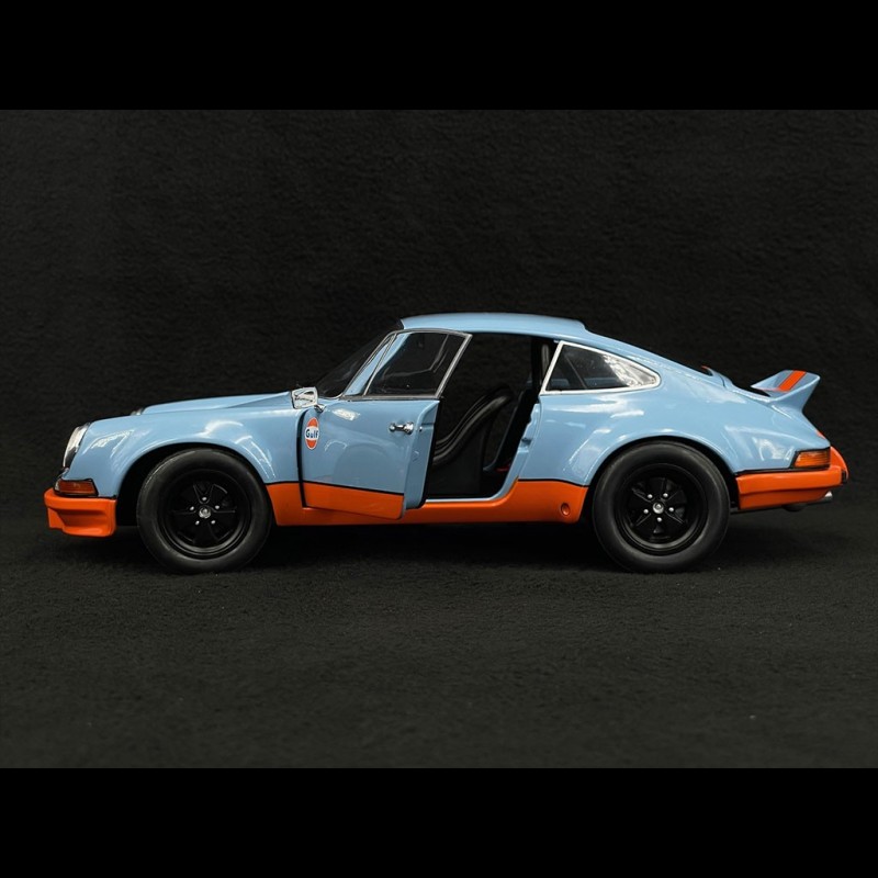 Porsche 911 RSR 1973 Gulf Blue / Orange 1/18 Solido S1801115