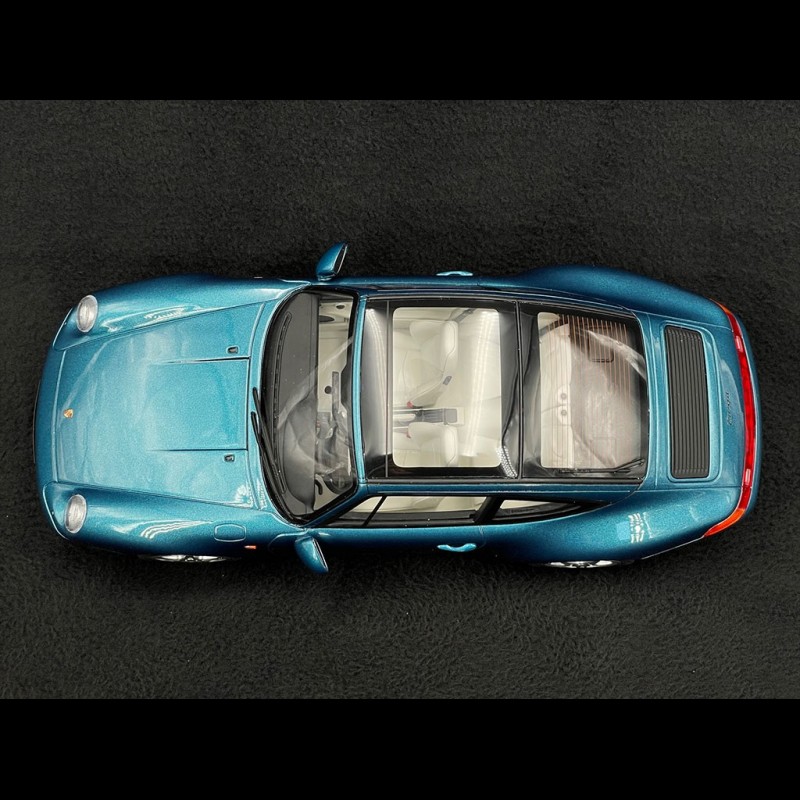 Porsche 911 Targa Type 993 1994 Turquoise Blue 1/18 GT Spirit GT350