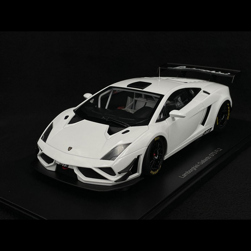 Lamborghini Gallardo GT3 FL2 2013 Ibis White 1/18 Autoart 81358