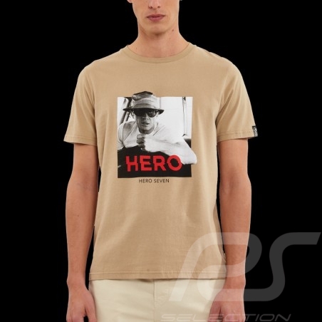 McQueen T-shirt Bob Car Beige Hero Seven - herren