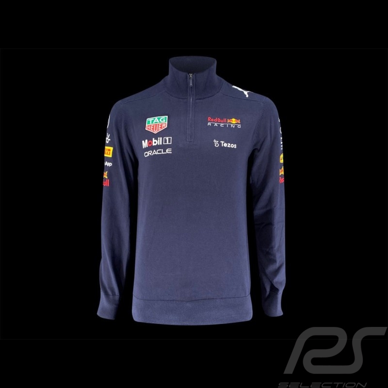 RedBull Racing Pullover Puma Tag Heuer Verstappen Pérez Marineblau 701219154-001 - herren