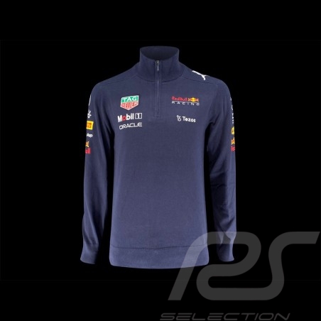 RedBull Racing Sweater Puma Tag Heuer Verstappen Pérez Navy Blue 701219154-001 - men