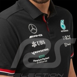 Polo Mercedes-AMG Petronas Team Hamilton Russell Formule 1 Noir 701219232-001 - homme