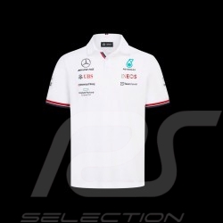 Polo Mercedes-AMG Petronas Team Hamilton Russell Formule 1 Blanc 701219232-002 - homme