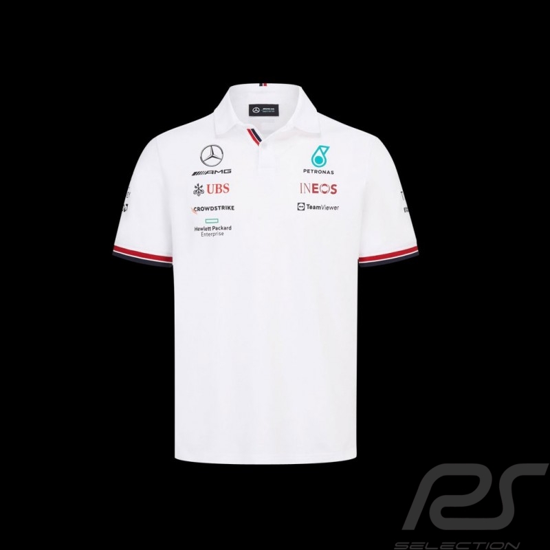 Mercedes-AMG Polo Petronas Team Hamilton Russell Formel 1 Weiß 701219232-002 - herren