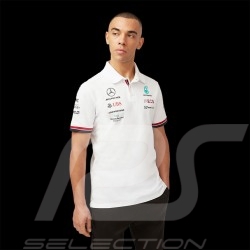 Mercedes-AMG Polo Petronas Team Hamilton Russell Formula 1 White 701219232-002 - men