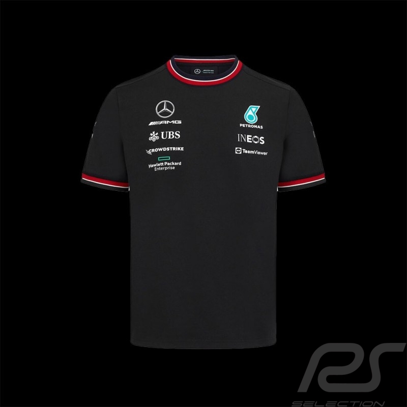 Mercedes-AMG T-shirt Petronas Team Hamilton Russell Formel 1 Schwarz 701219239-001 - herren