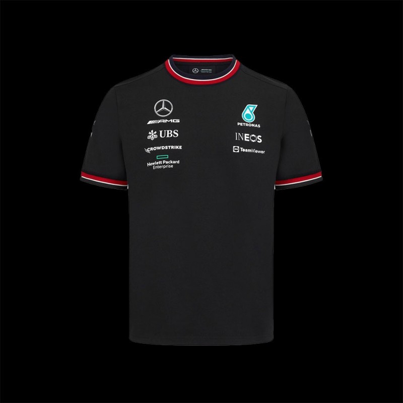 Mercedes-AMG T-shirt Petronas Team Hamilton Russell Formula 1 Black ...