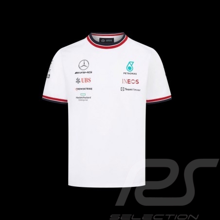 Mercedes-AMG T-shirt Petronas Team Hamilton Russell Formel 1 Weiß 701219234-002 - kinder