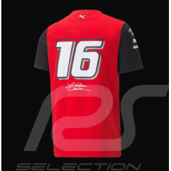 Ferrari T-shirt  Puma Leclerc Charles n°16 Formula 1 Red / Black 701219156-001 - men