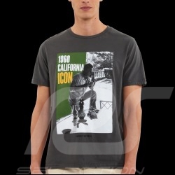 Steve McQueen T-shirt Brentwood 1960 California Grau Hero Seven - herren