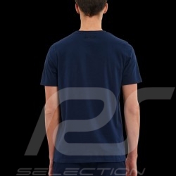 T-shirt Steve McQueen Moto Bleu Marine Hero Seven - homme