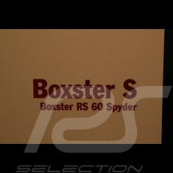 Brochure Boxster S type RS 60 Spyder 