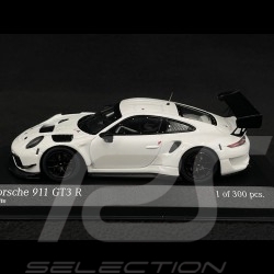 Porsche 911 GT3 R Type 991 2020 Blanc 1/43 Minichamps 410196000