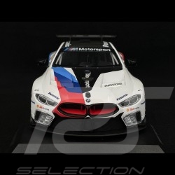 BMW M8 GTE n°1 Press Edition 2018 Blanc Bleu Rouge 1/18 Minichamps 80432451000