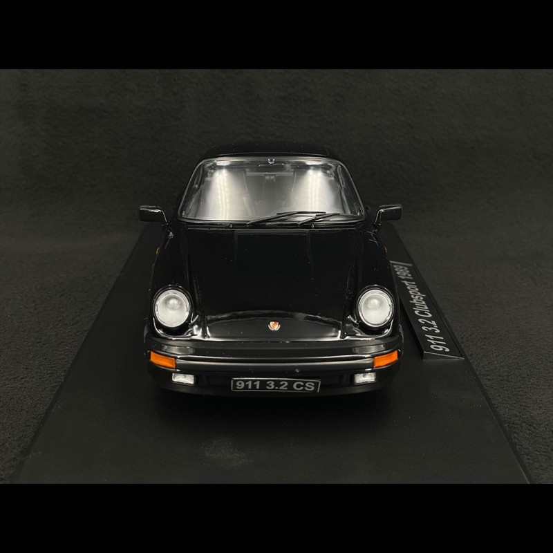 Porsche 911 Carrera 3.2 CS 1989 Schwarz / Rot 1/18 KK-Scale KKDC180873