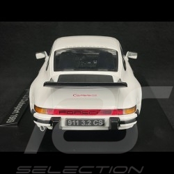 Porsche 911 Carrera 3.2 Clubsport 1989 White / Red 1/18 KK-Scale KKDC180871