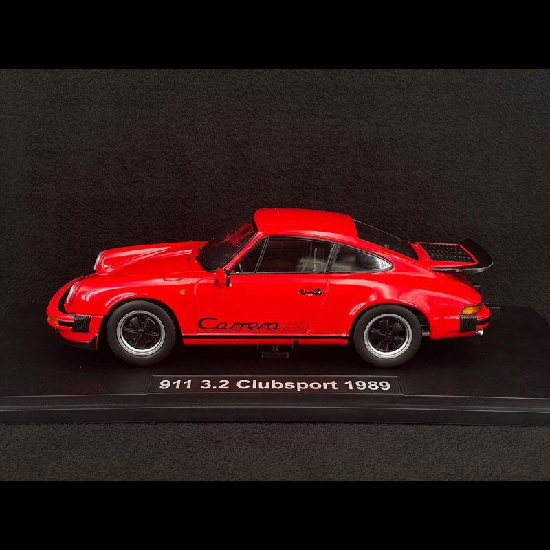 Porsche 911 Carrera 3.2 CS 1989 Red / Black 1/18 KK-Scale