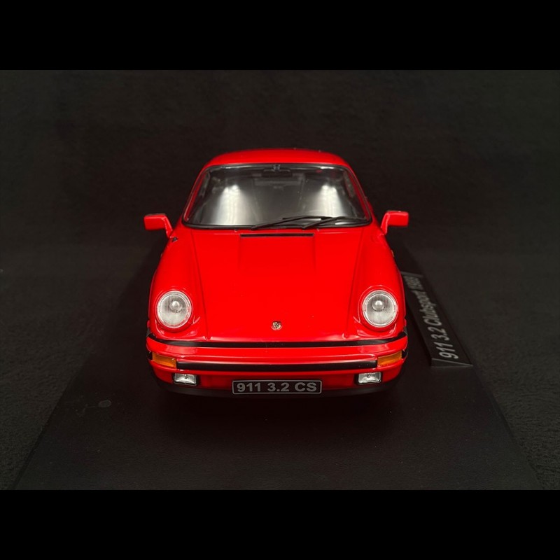 Porsche 911 Carrera 3.2 CS 1989 Red / Black 1/18 KK-Scale KKDC180872