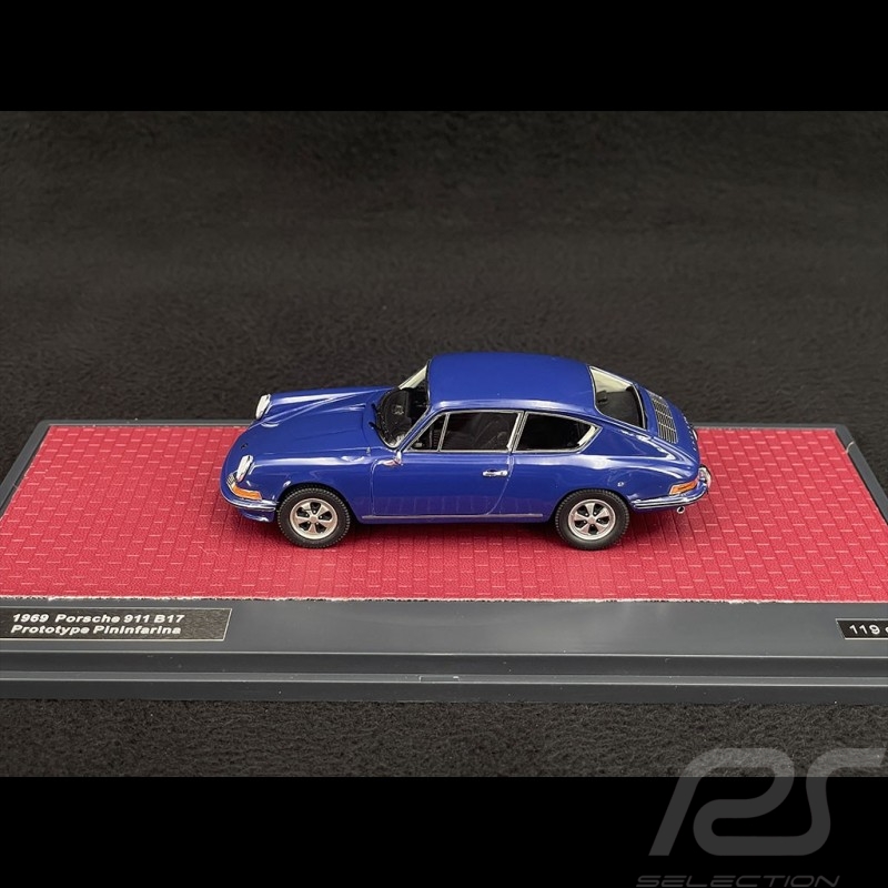 Porsche 911 B17 Pininfarina Prototype 1969 Bleu Ossi 1/43 Matrix MX51607-032