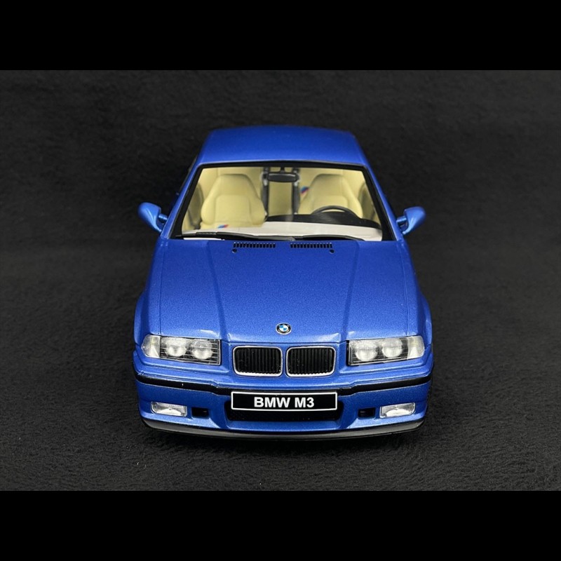 BMW E36 M3 Coupe 1990 Estoril Blue 1/18 Solido S1803901