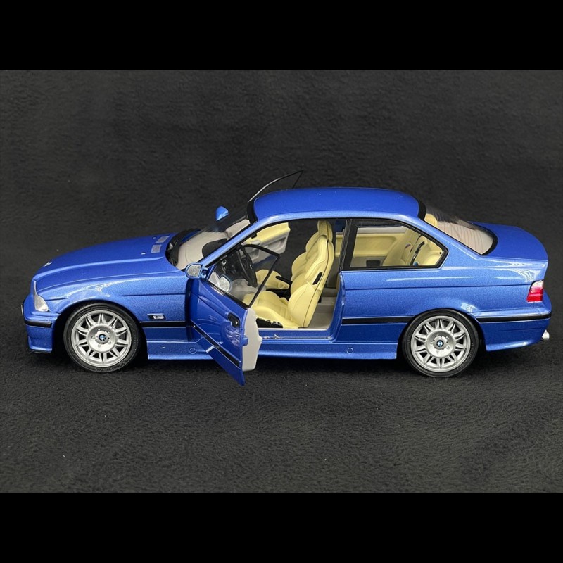 Solido S1803901 421185360 BMW 1:18 E36 Coupe M3, Estoril Blue