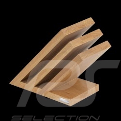 Bloc en bois aimanté 6 couteaux Hêtre by F.A. Porsche Chroma K14