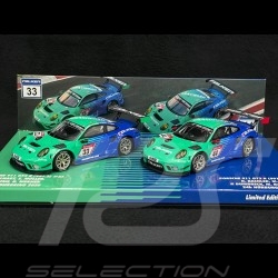 2. Set Porsche 911 GT3 R Type 991 n°33 und n°44 24h Nürburgring 2020 1/43 Minichamps 413204433