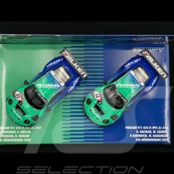 2. Set Porsche 911 GT3 R Type 991 n°33 und n°44 24h Nürburgring 2020 1/43 Minichamps 413204433