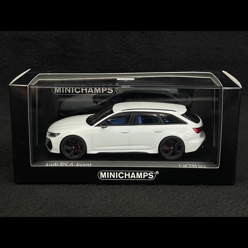 Audi RS6 Avant 2019 Metallic Gletscherweiß 1/43 Minichamps 410018012