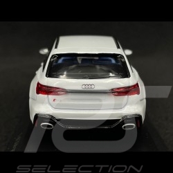 Audi RS6 Avant 2019 Metallic Gletscherweiß 1/43 Minichamps 410018012