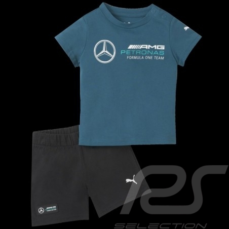 Baby set Mercedes-AMG Petronas Puma Coral Blue 533712-04 - Kids