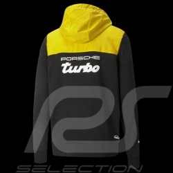 Veste Porsche Turbo Puma Sweatshirt à capuche Hoodie Noir / Jaune 533774-06 - homme
