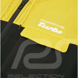 Veste Porsche Turbo Puma Sweatshirt à capuche Hoodie Noir / Jaune 533774-06 - homme