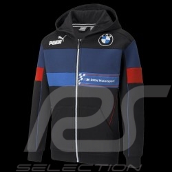 Veste BMW Motorsport Puma Softshell Noir / Bleu / Rouge 535071-01 - Enfant - face avant