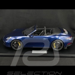 Porsche 911 Carrera 4S Cabriolet Type 992 2020 Enzianblau Metallic 1/8 Minichamps 800662000