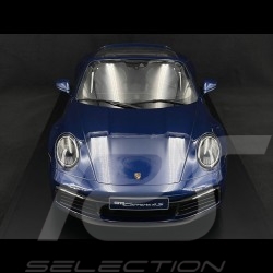 Porsche 911 Carrera 4S Cabriolet Type 992 2020 Gentian Blue Metallic 1/8 Minichamps 800662000
