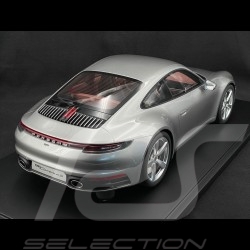 Porsche 911 Carrera 4S Type 992 2020 Argent GT Métallique 1/8 Minichamps 800661002