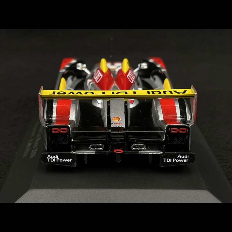 Miniature Voiture Audi R10 TDI Spark - 1/43 - Le Mans 2008 - N°2 - Argenté