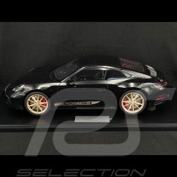 Porsche 911 Carrera 4S Type 992 2020 Noir Profond Métallique 1/8 Minichamps 800661001