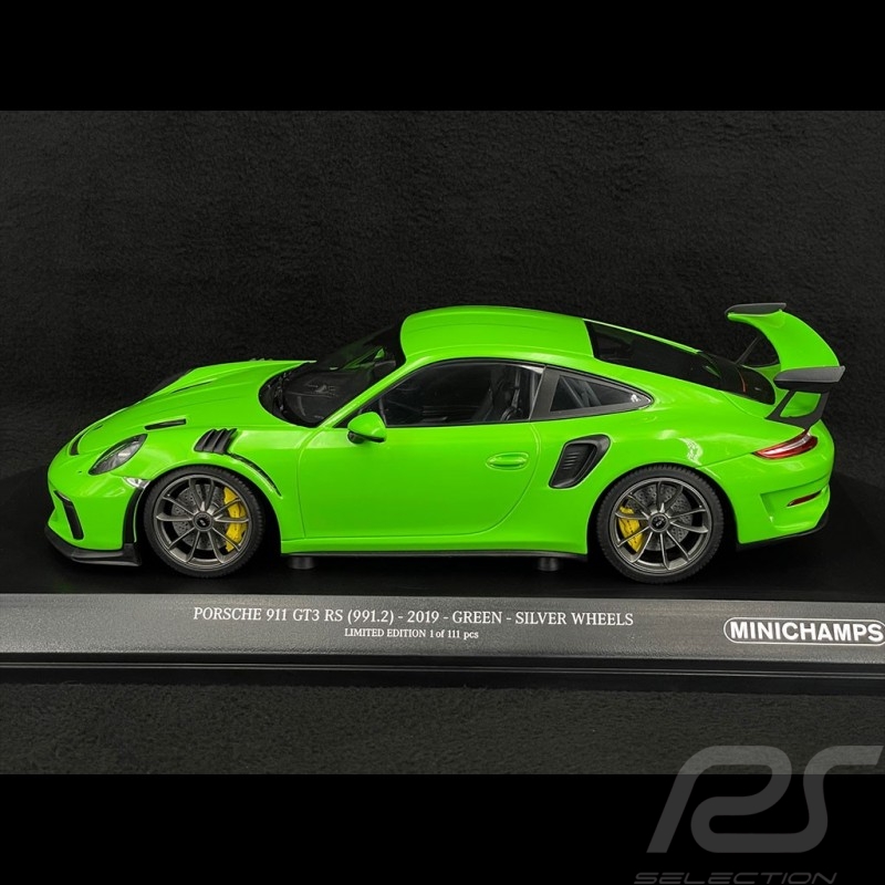 Porsche 911 GT3 RS Type 991 2019 Vert Lézard 1/18 Minichamps 153068235