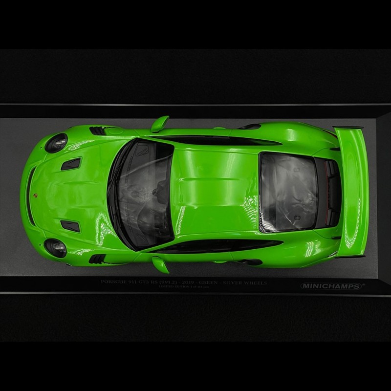 Porsche 911 GT3 RS Type 991 2019 Lizard Green 1/18 Minichamps