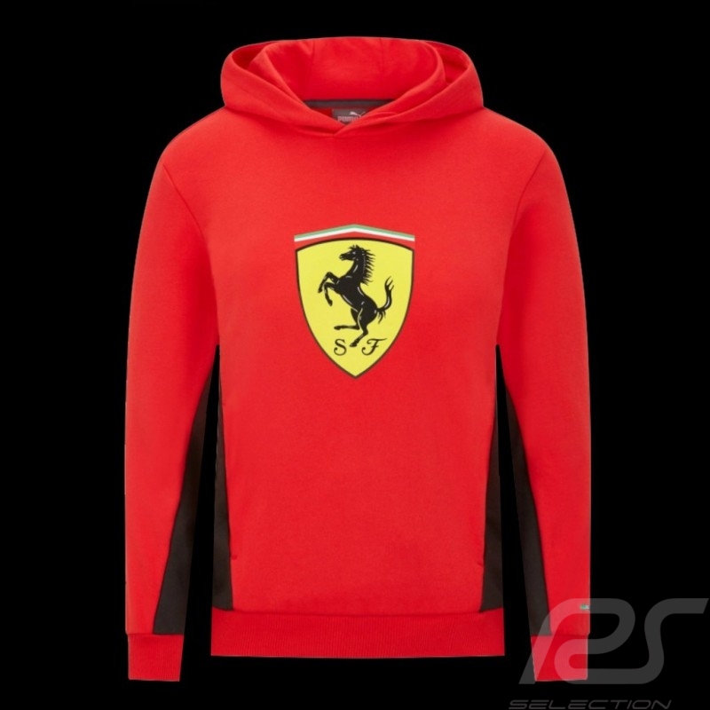 Sweatshirt Ferrari Puma Hoodies à Capuche Rouge 701210922-001- enfant