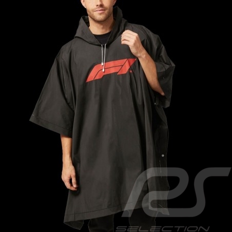 Poncho Raincoat Formula 1 Black 324901028-100 - unisex
