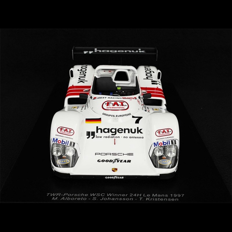 Miniature Evrat87 1/87 – Porsche TWR-WSC95 N°7 – Pilote M.Alboreto – Occasion