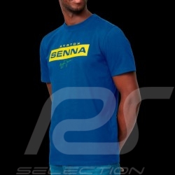 Ayrton Senna T-shirt Formuel 1 Marineblau 701218112-001 - herren