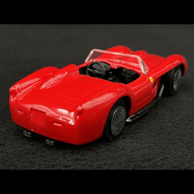 Rare! Burago vintage 1957 Ferrari 250 Testa Rossa, 1/18 diecast model car,  wood