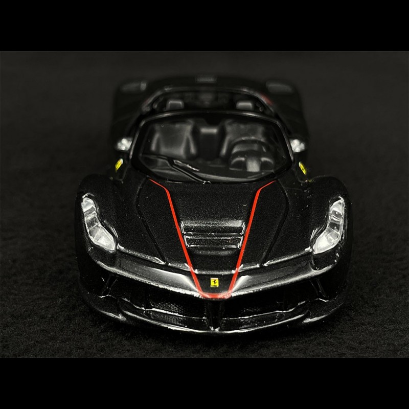 Bburago Ferrari LaFerrari 1/18e échelle, Noir Mat, Modèle Neuf Sous Boîte