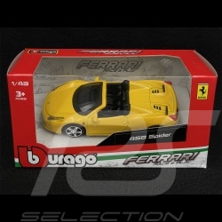 Ferrari 458 Spider 2011 Modena Yellow 1/43 Bburago 18-36100